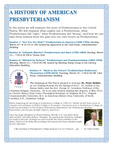 A History of American Presbyterianism